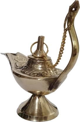Brass Aladdin Chirag Lamp