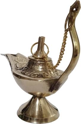 Brass Aladdin Chirag Lamp