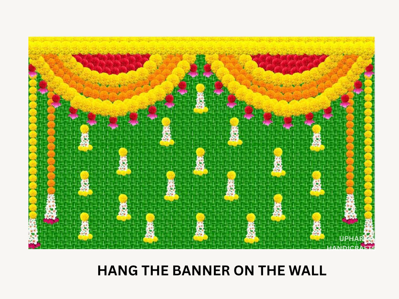 Celebration Backdrop for Festivals Pooja Room & Wedding Decorations