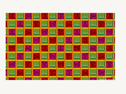 Ethnic Wall Hanging Backdrop for Pooja, Diwali, and Celebrations