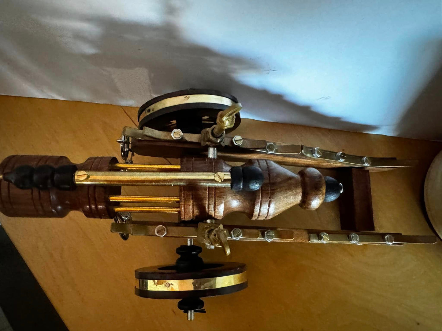 Wooden Canon showpiece