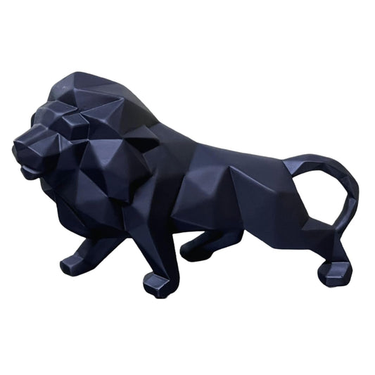 Black Lion Statue For Home Decor