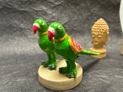 Metal-parrot (set of 2 )