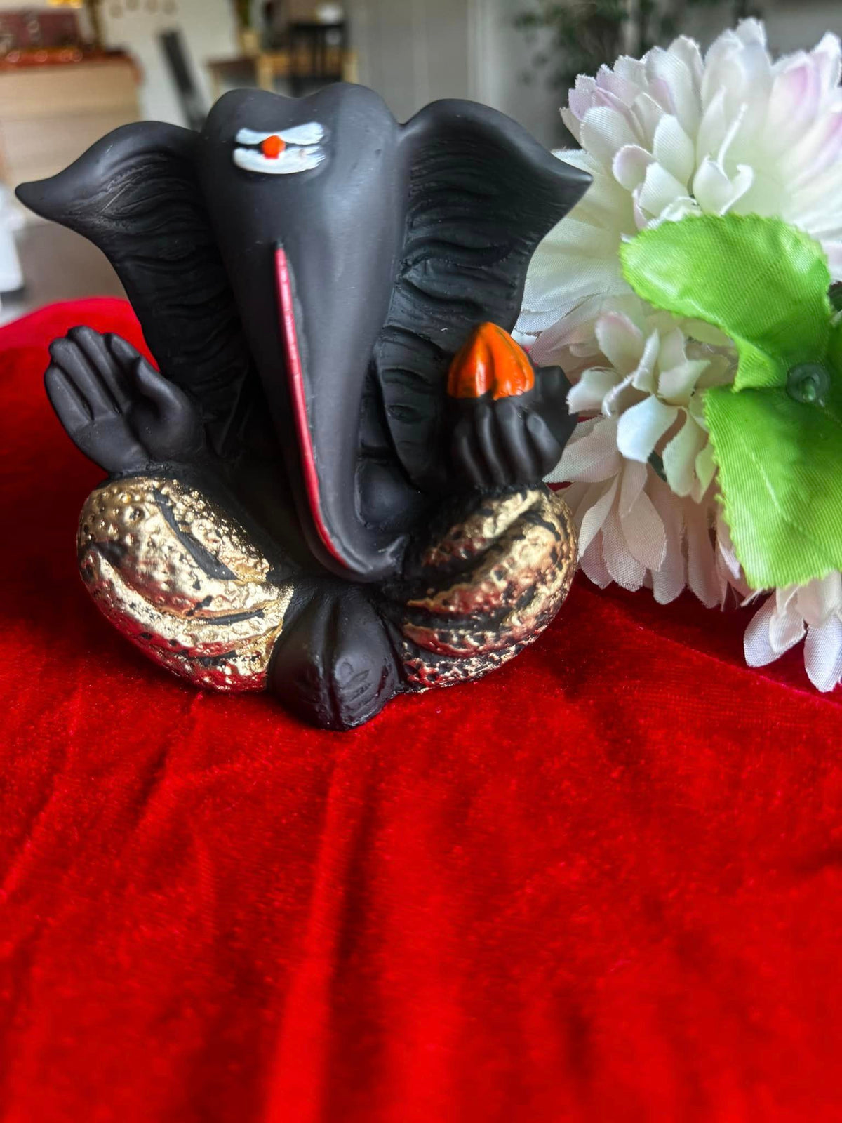 Black Lord Ganesha Figurines
Set of 4 Ganesha Idols
Decorative Hindu God Statues
Ganesha Showpiece for Home and Office
Spiritual Indian Home Decor
Uphar Handicrafts