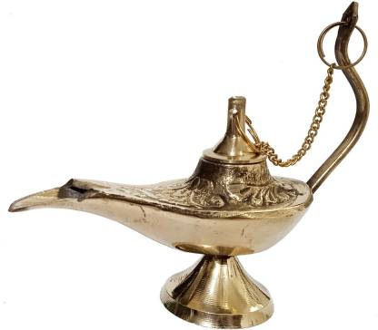 Brass Aladdin Chirag Lamp
Traditional Indian Brass Oil Lamp
Decorative Lamp with Handle
Aladdin Style Home Decor
Elegant Tabletop Centerpiece
Uphar Handicrafts