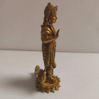 Murugan Ji Peacock Brass Home Decor
Handcrafted Indian Religious Statue
Traditional Brass Murugan Ji Idol
Deity Statue with Peacock
Pooja Room and Mandir Decoration
Spiritual Indian Home Accent
Uphar Handicrafts