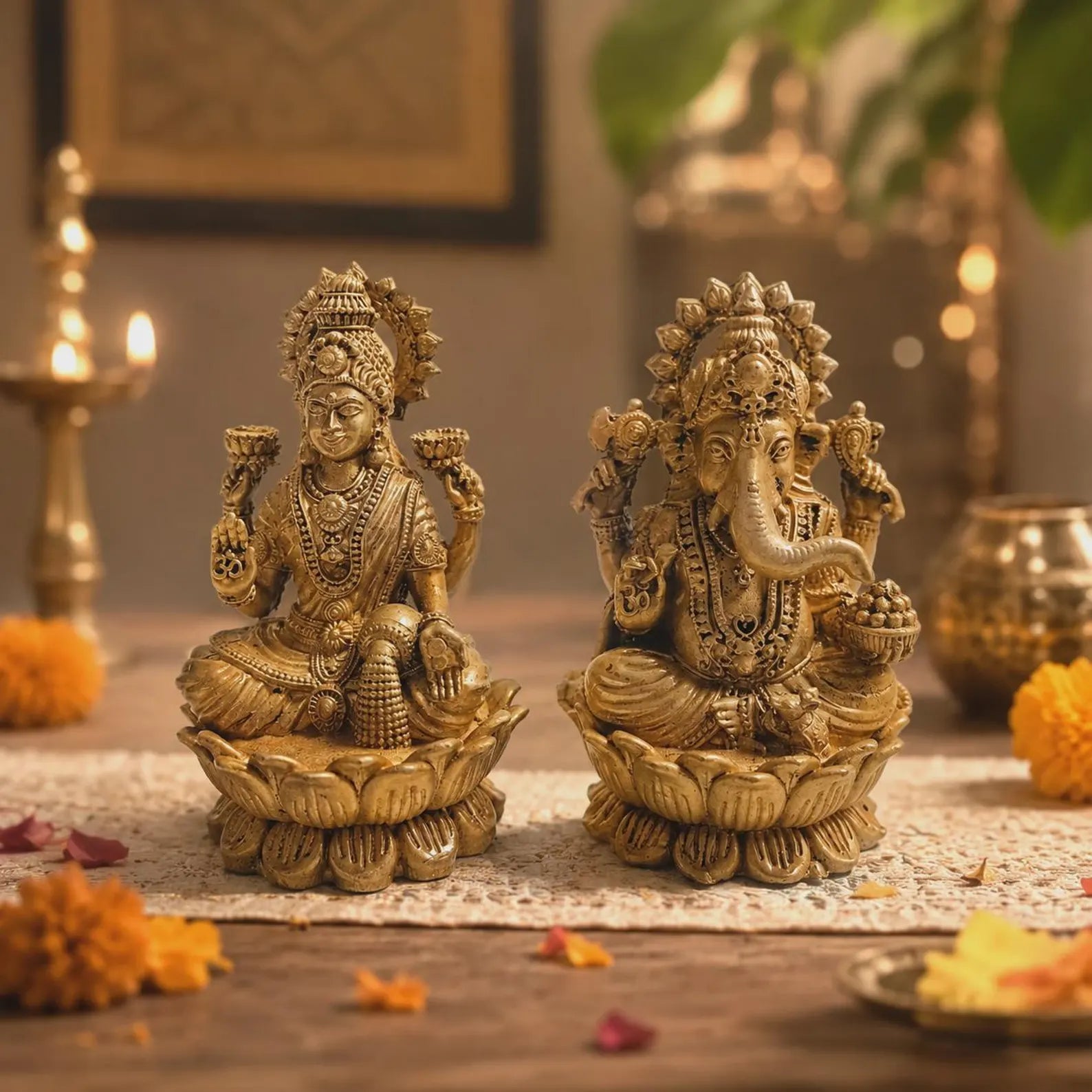 Brass Lakshmi Ganesh ji idols
Lakshmi Ganesh ji brass set
Brass Hindu idols
Lakshmi Ganesh ji Diwali decor
Uphar Handicrafts