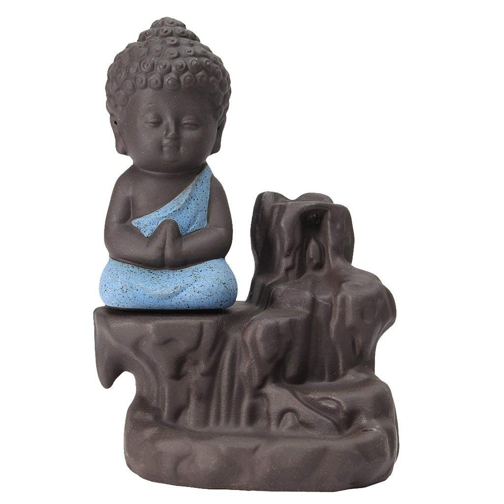 Brown Buddha Backflow Incense Burner
Peaceful Meditating Monk Design
Polyresin Backflow Smoke Waterfall Decor
Traditional Spiritual Home Showpiece
Yoga Studio and Bedroom Shelf Accent
Aromatherapy and Meditation Room Decor
Uphar Handicrafts