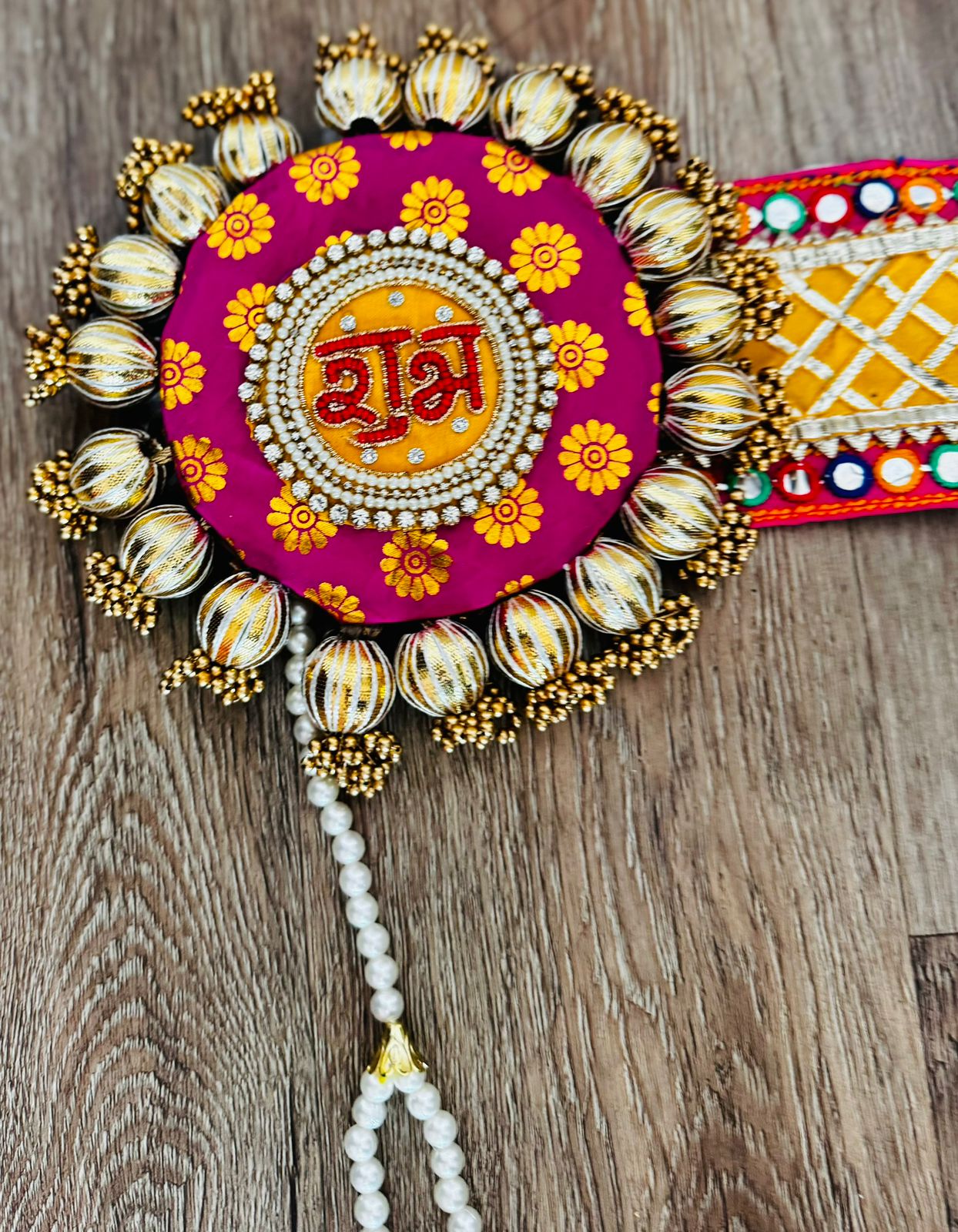 Shubh Labh Toran Festive Decor
Traditional Home Entrance Decor
Authentic Indian Home Decor
Handcrafted Traditional Home Decor
Uphar Handicrafts
