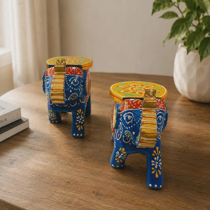 Colorful Wooden Elephant Stools
Handpainted Indian home decor
Multicolor Hand Painted Decor
Indian Home Decor & Gifting
Indian Handicraft Showpiece
Uphar Handicrafts