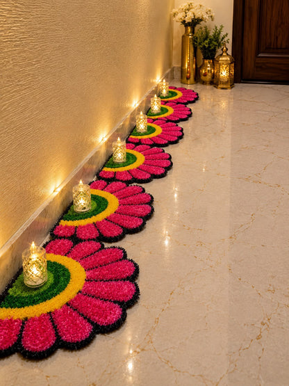 Diwali Rangoli Floor Decoration
Colorful Reusable Rangoli Mats
Traditional Indian Home Decor
Festive Floor Decoration for Diwali
Indian Rangoli Festival Decor
Uphar Handicrafts