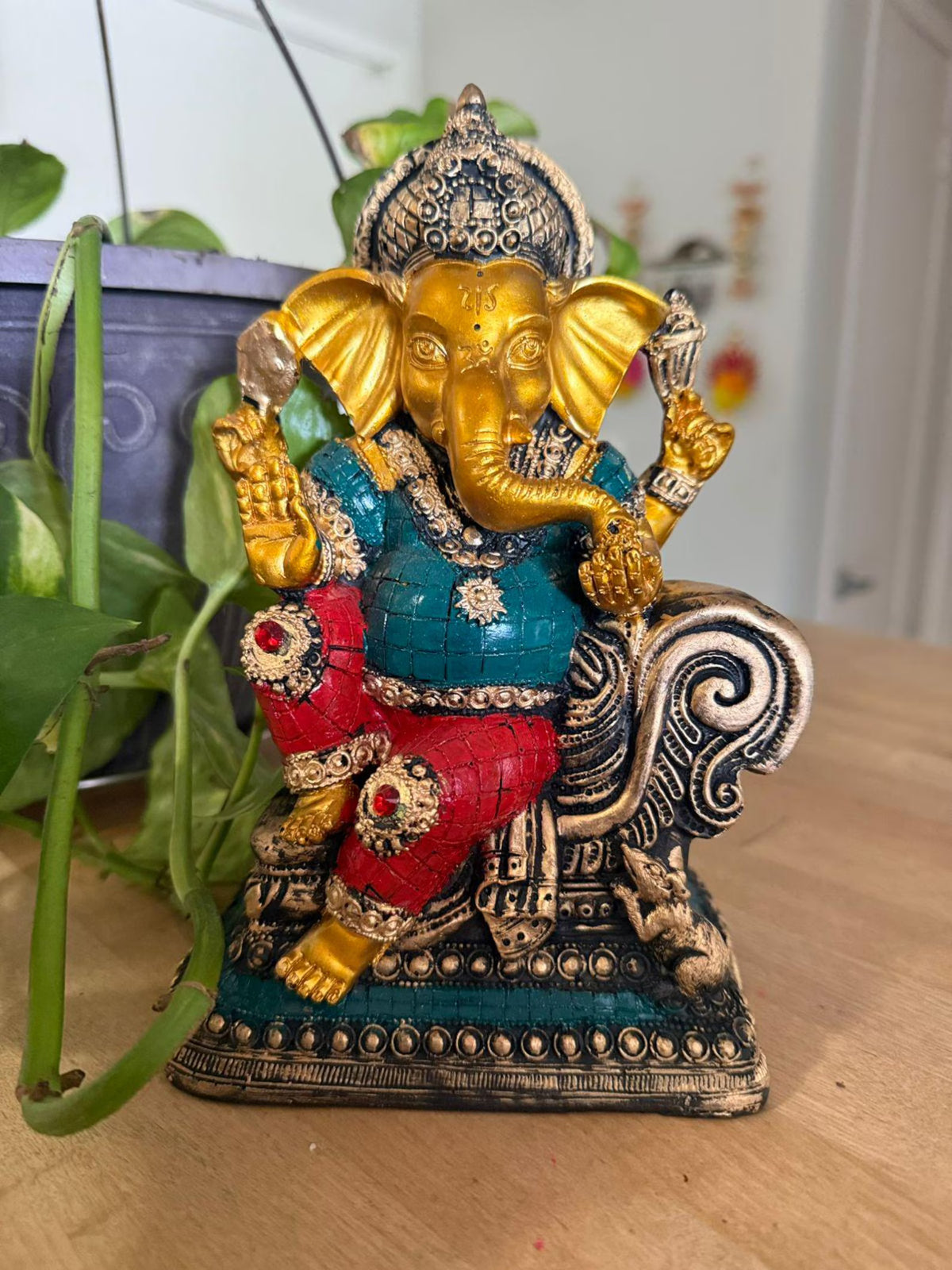 Ganesh Chaturthi Spiritual Home Decor
Indian Festive Gift
Indian Spiritual Gift
Puja Room Decor
Ganesh Ji Gift
Uphar Handicrafts