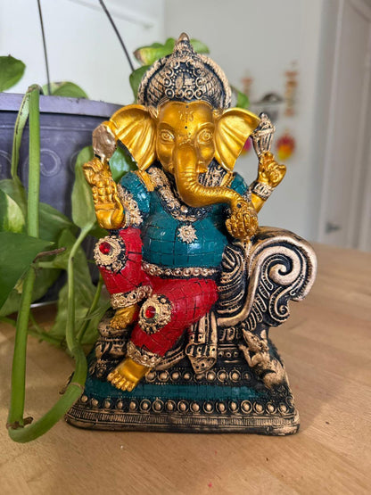 Ganesh Chaturthi Spiritual Home Decor
Indian Festive Gift
Indian Spiritual Gift
Puja Room Decor
Ganesh Ji Gift
Uphar Handicrafts