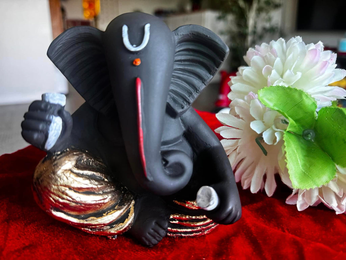 Ganesha Idols for Home and Office
Set of 4 Lord Ganesha Statues
Spiritual Hindu Home Decoration
Ganesha Figurines Symbolizing Prosperity
Traditional Indian Religious Showpiece
Uphar Handicrafts
