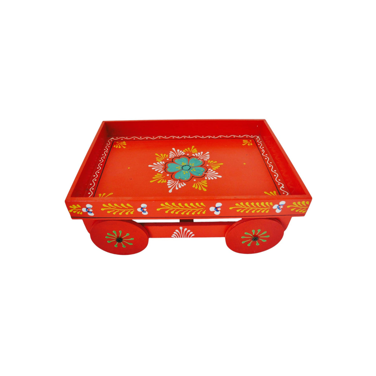 Hand-Painted Red Thela Serving Tray
Traditional Indian Street Cart Inspired Design
Vibrant Red Wooden Handcrafted Decor
Multipurpose Kitchen and Serving Tray
Dry Fruits Sweets and Festival Serving
Ethnic Indian Home and Table Decor
Uphar Handicrafts