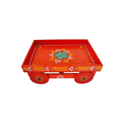 Hand-Painted Red Thela Serving Tray
Traditional Indian Street Cart Inspired Design
Vibrant Red Wooden Handcrafted Decor
Multipurpose Kitchen and Serving Tray
Dry Fruits Sweets and Festival Serving
Ethnic Indian Home and Table Decor
Uphar Handicrafts