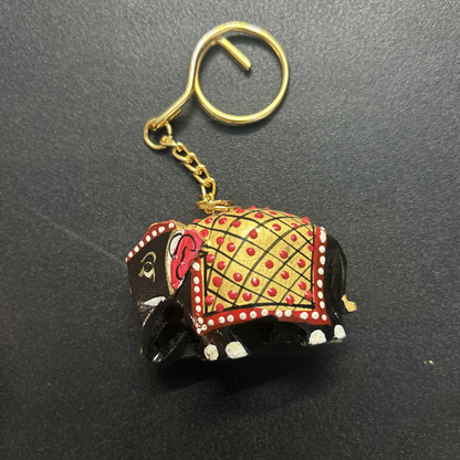 Handcrafted Multicolor Elephant Keychain
Traditional Indian Wooden Elephant Motif
Rich Hand-Painted Vibrant Colors
Miniature Eco-Friendly Artisan Craft
Keys Bags and Backpack Accessory
Wedding Party and Ethnic Return Gift
Uphar Handicrafts