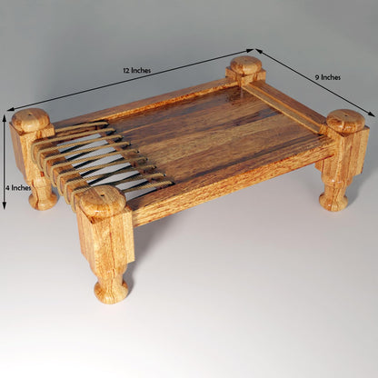 Handicraft Wooden Khaat Tray
Premium Wooden Dining Tray
Traditional Indian Charpai Design
Serving Tray for Kitchen
Rustic Tabletop Home Decor
Uphar Handicrafts