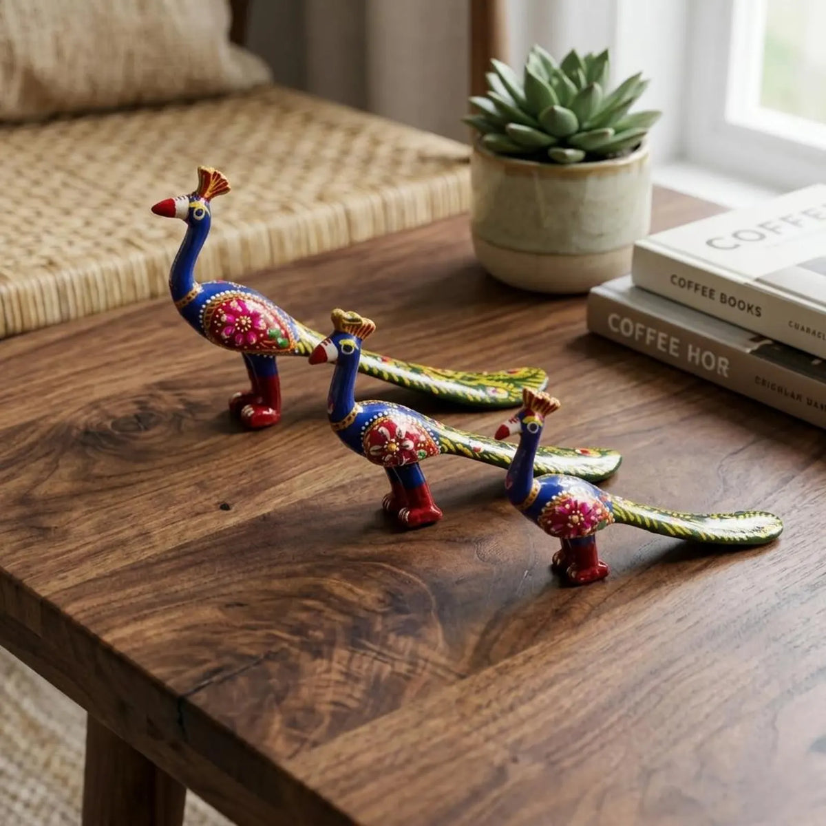 Meenakari Peacock Figurine
Handmade Home Decor
Rajasthani Peacock Decor
Uphar Handicrafts