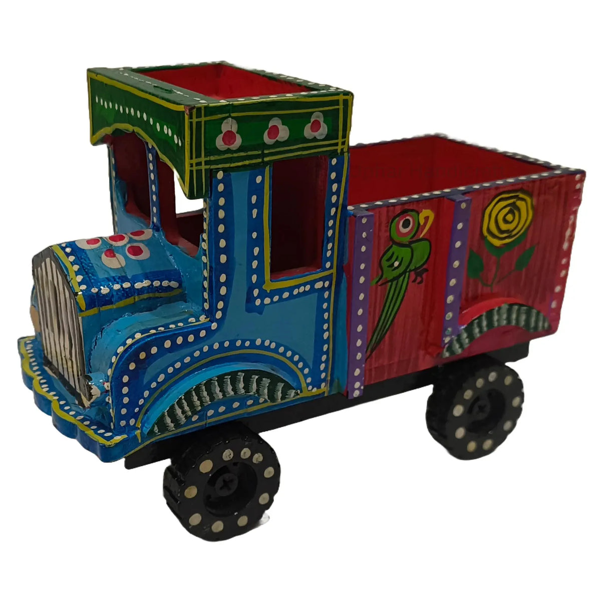 Indian Horn OK Please Wooden Truck
Hand Painted Truck Art Decor
Indian truck art
Colorful Indian Folk Art
Uphar Handicrafts