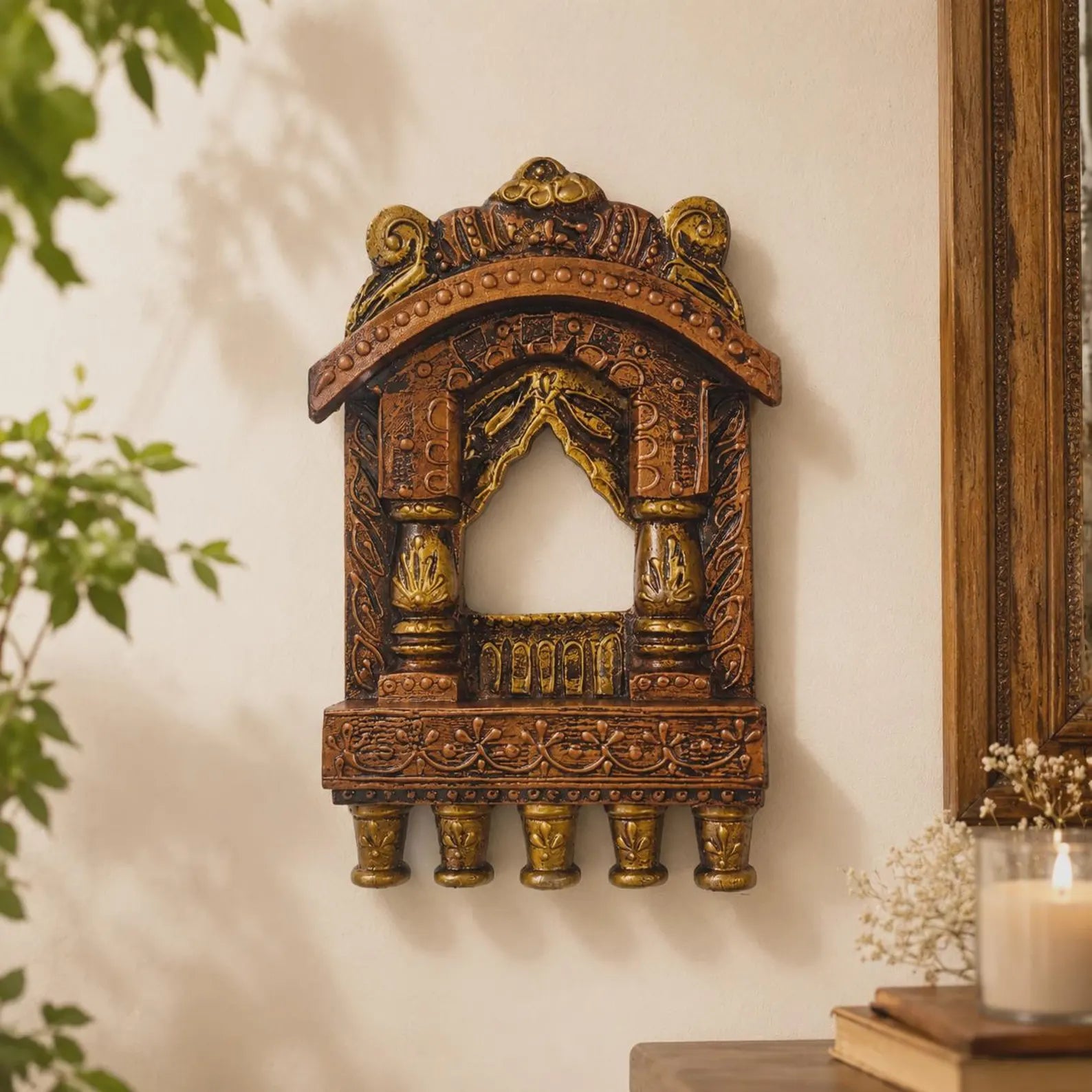 Handcrafted Rajasthani Jharokha Decor
Wooden Indian Wall Accent
Rajasthani indian home wall decor
Traditional Haveli Inspired Decor
Uphar Handicrafts