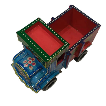 Indian Truck Art Wooden Showpiece
Traditional Hand Painted Decor
Wooden Indian showpiece
Colorful folk art decor
Indian Artisan Craft
Uphar Handicrafts