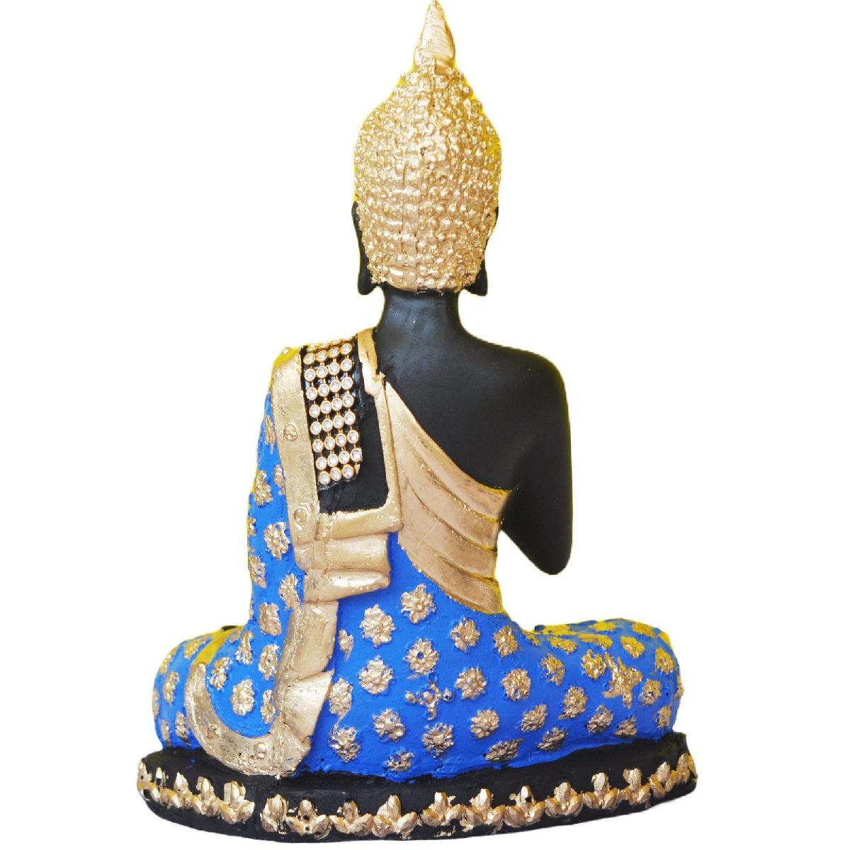 Large Buddha Statue for Meditation
Blue and Gold Spiritual Showpiece
Yoga Studio and Home Decor
Mindfulness and Zen Decoration
Uphar Handicrafts