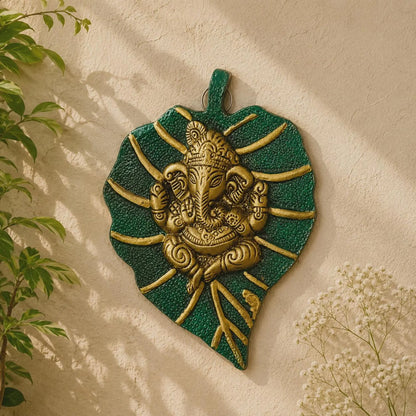 Ganesh Chaturthi Puja Home Decor
Traditional Pooja Room Decor
Handcrafted Metal Ganesh Ji Wall Art
Leaf Shape Ganesh Ji Decor
Indian Home Wall Decor
Uphar Handicrafts