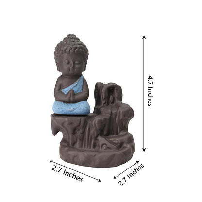 Monk Buddha Smoke Backflow Holder
Handcrafted Brown Polyresin Design
Waterfall Smoke Effect Incense Burner
Meditation and Spiritual Home Decor
Yoga Altar and Office Desk Decoration
Wellness and Mindfulness Gift Idea
Uphar Handicrafts