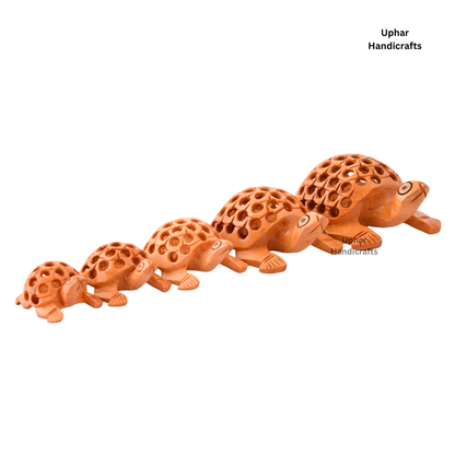 Natural Wooden Tortoise Showpieces Set
Five Handcrafted Tortoise Figurines
Premium Wood with Smooth Finish
Traditional Artisan Home Decor
Spiritual and Cultural Display Accent
Festive and Corporate Gifting Idea
Uphar Handicrafts