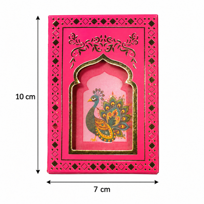 Navratri Jharokha wall decoration
Traditional Indian festive wall decor
Handcrafted paper Jharokha frames
Folk art motifs and gold detailing
Flameless LED candle lights
Uphar Handicrafts