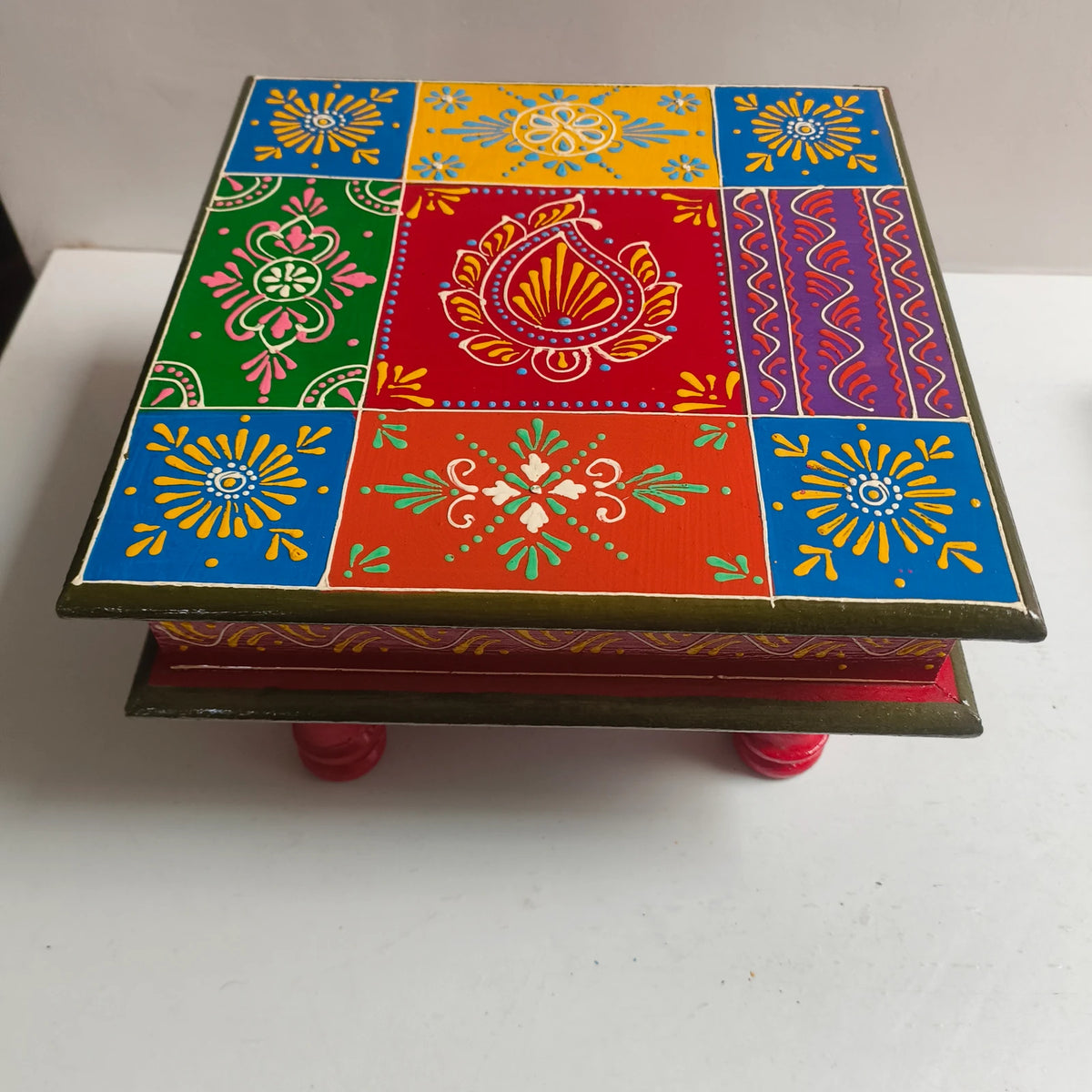 Pooja Choki for Home Mandir
God Statue Display Stand
Traditional Religious Altar Decor
Pooja Room Decoration
Indian Mandir Home Decor
Uphar Handicrafts