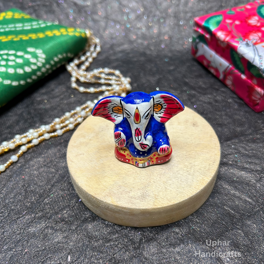 Return Gift Hand Printed Ganesh ji Statue for car dashboard