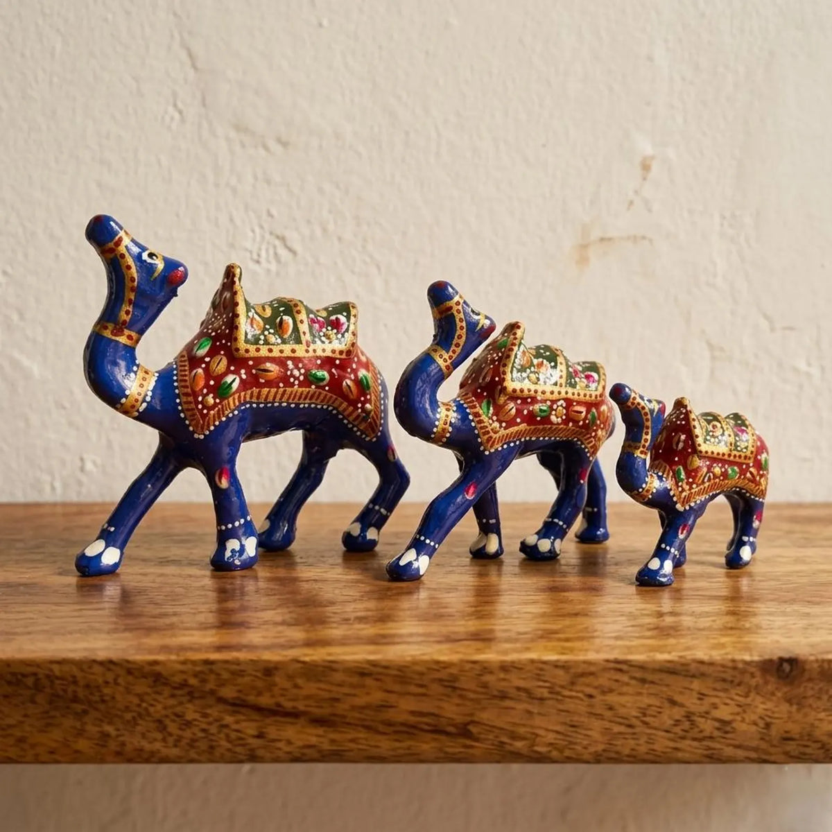 Aesthetic Home Decor
Handpainted Camels
Set Of Three Beautiful Camels
Rajasthani Tradition