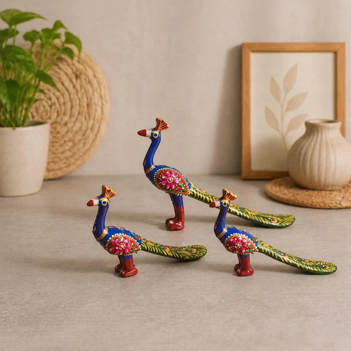 Handpainted Meenakari Figures
Indian Colorful Decor
Handmade Home Decor
Uphar Handicrafts