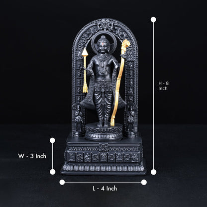 Ram Lalla Idol for Home Decor
Black Polyresin Lord Ram Statue
Ayodhya Ram Lalla Showpiece
Hindu Spiritual Pooja Decor
Ram Idol for Diwali and Gifting
Uphar Handicrafts