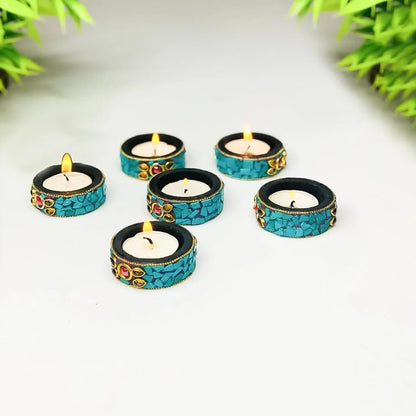 Reusable Handcrafted Tealight Holder
Traditional Lakh Work Design
Decorative Indian Tealight Holder
Colorful Handmade Home Decor
Festive Tabletop Decoration
Uphar Handicrafts