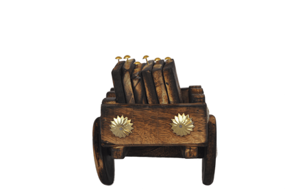 Rustic Sheesham Wood Coaster Set
Six Handmade Indian Coasters
Bullock Cart Inspired Design
Traditional Wooden Home Decor
Unique Dining Table Accessories
Uphar Handicrafts