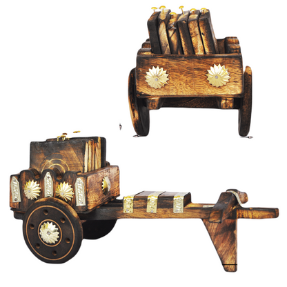 Sheesham Wood Bullock Cart Coasters
Set of 6 Wooden Coasters
Traditional Indian Handcrafted Design
Rich Brown Wooden Table Decor
Unique Indian Home Accessories
Uphar Handicrafts