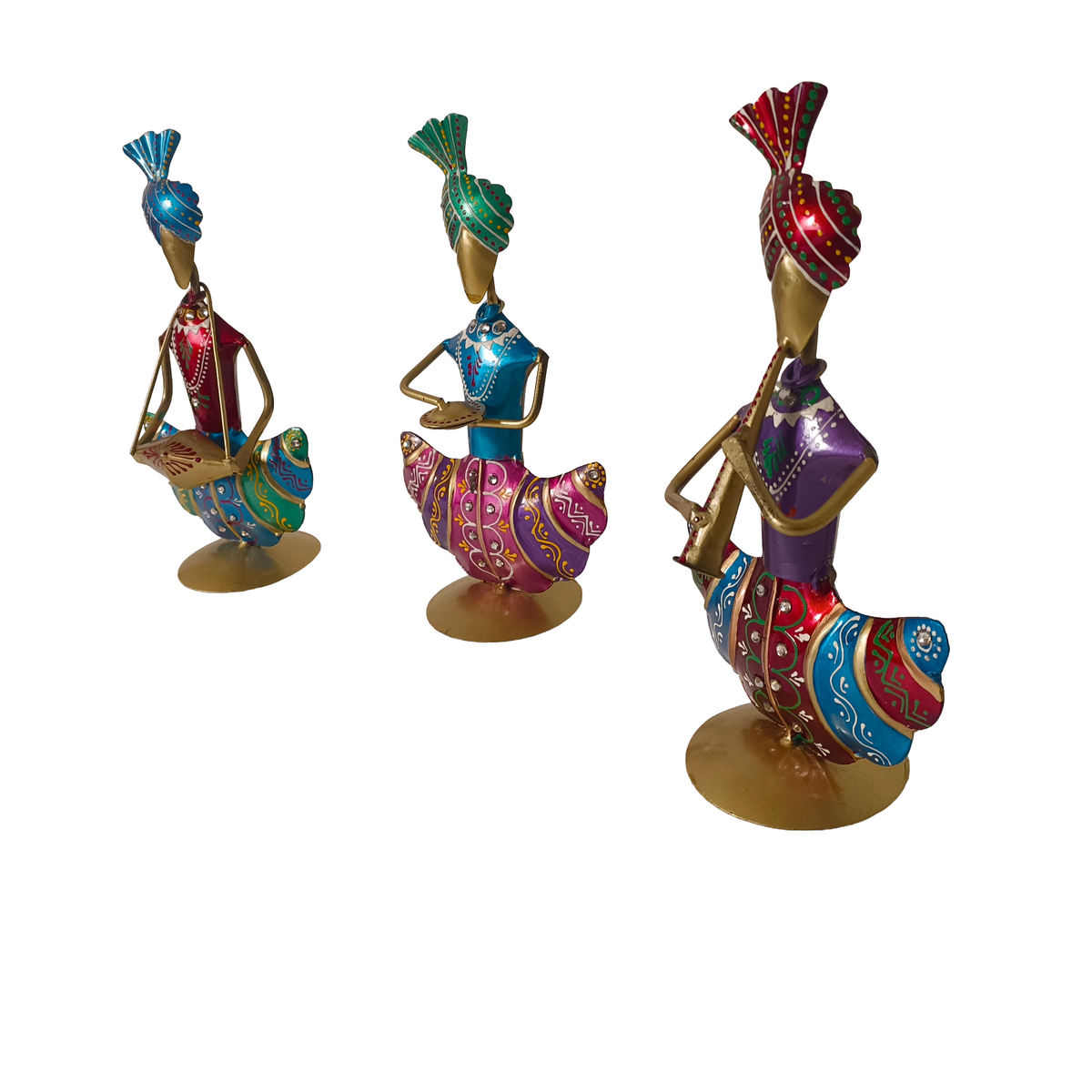 Beautiful Art Decor
Colourful 3 Set Figurines
Authentic Handicraft
Gift item ideas
Uphar Handicrafts