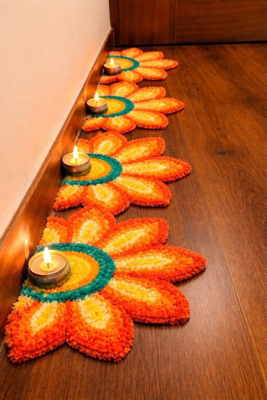 Traditional Indian Rangoli Mat Set
Decorative Diwali Floor Mats
Reusable Indian Festival Decor
Colorful Rangoli Home Decoration
Traditional Diwali Floor Decor
Uphar Handicrafts