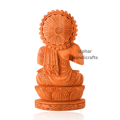 Wooden Buddha Meditation Home Decor
Handcrafted Natural Wood Statue
Traditional Indian Carved Artwork
Smooth Warm Wooden Finish
Compact Tabletop and Shelf Decoration
Spiritual Gift for Yoga and Meditation Lovers
Uphar Handicrafts